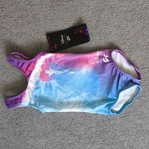 GK Elite Frozen leotard NWT